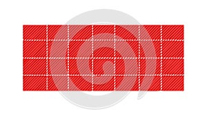 Red Brick Wall Seamless Texture Pattern, vector design Generative AI