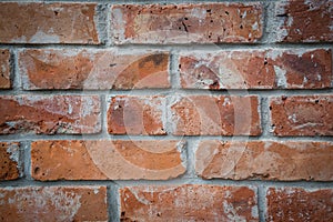 Red brick wall texture