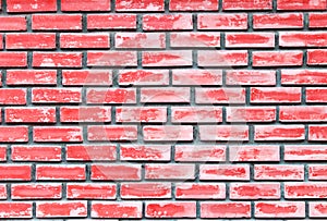 Red brick wall texture background