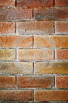 Red Brick Wall Texture Background