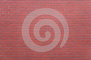 Red brick wall texture background material of industry building construction