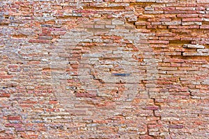 red brick wall texture grunge background, red brick wall background, grungy rusty blocks of stone-work, China brick