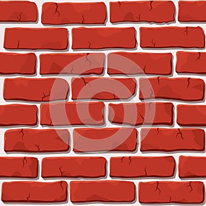 Red brick wall texture