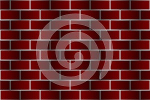 Red bricks - vector pattern
