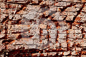 red bricks wall