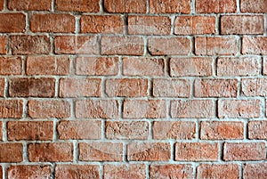 Red bricks wall