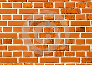 Red bricks wall background