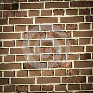 Red bricks wall background