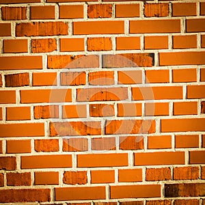 Red bricks wall background