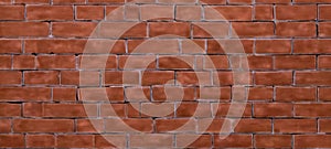 Red bricks wall texture background