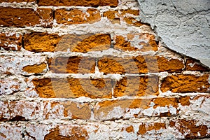 Red brickwork background