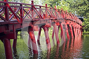 Red Bridge in Hanoi photo