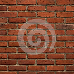Red briks wall background