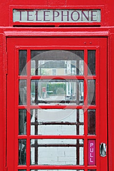 Red British Phone Box