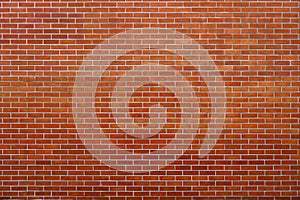 Red and brown brick wall background, Seamless rustic solid surface concrete texture