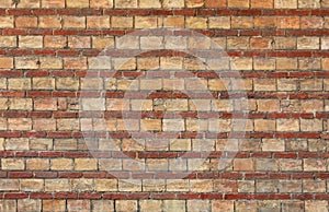 Red brown brick wall background texture