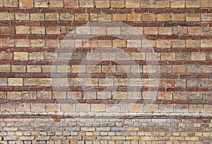 Red brown brick wall background texture
