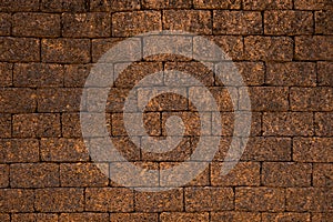 Red brown brick wall texture background