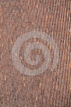 Red brown clay tile roof. Abstract background