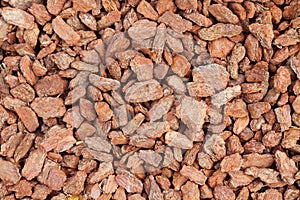 Red(brown) mulch texture