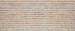 Red Brown Vintage Brick Wall texture seamless pattern.