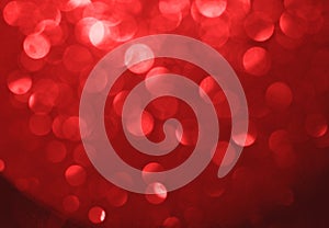 Red bubbles background