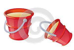 Red bucket