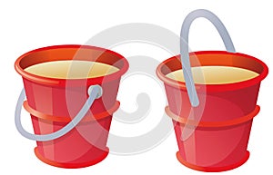 Red bucket