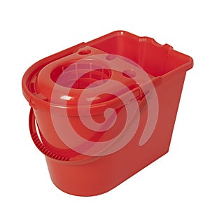 A red bucket