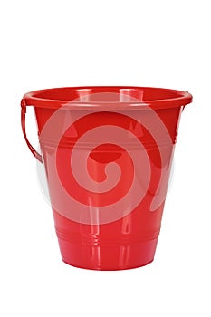 Red bucket.