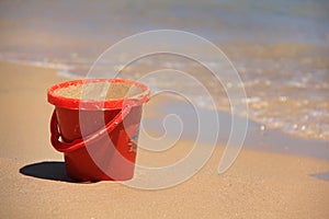 Red bucket