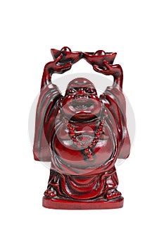 Red Buddha figures