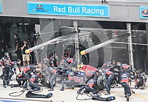 Red Bull F1 Team Pit Stop