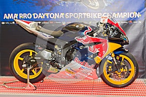 Red Bull Yamaha YZF-R6 motorcycle