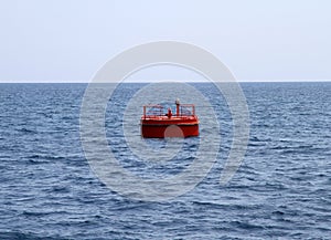 Red buoy photo