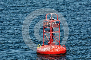 Red buoy