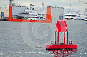 Red buoy