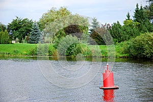 Red buoy