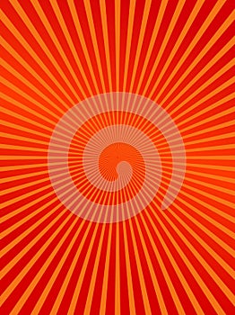 Red burst abstract background