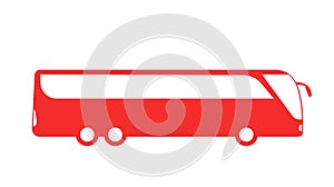 Red bus icon
