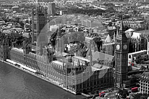 Red Buses at Westminster