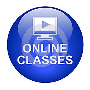 Online classes icon button