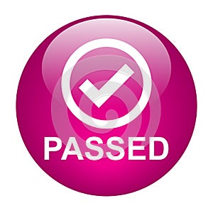 Passed tick button transparent