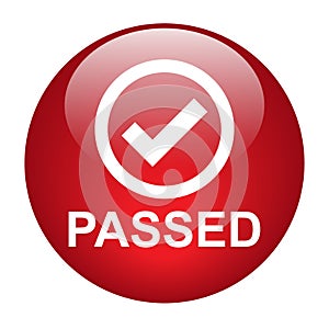 Passed tick button transparent