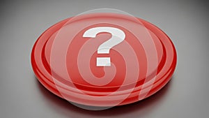 Red button with question mark