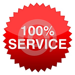 Red button 100% service