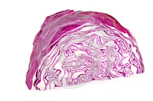 The red cabbage isolated