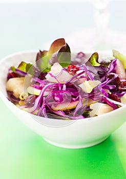 Red cabbage salad