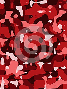 Red Camouflage Texture