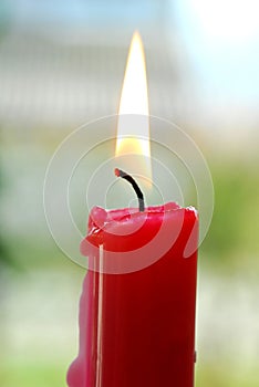 Red candle